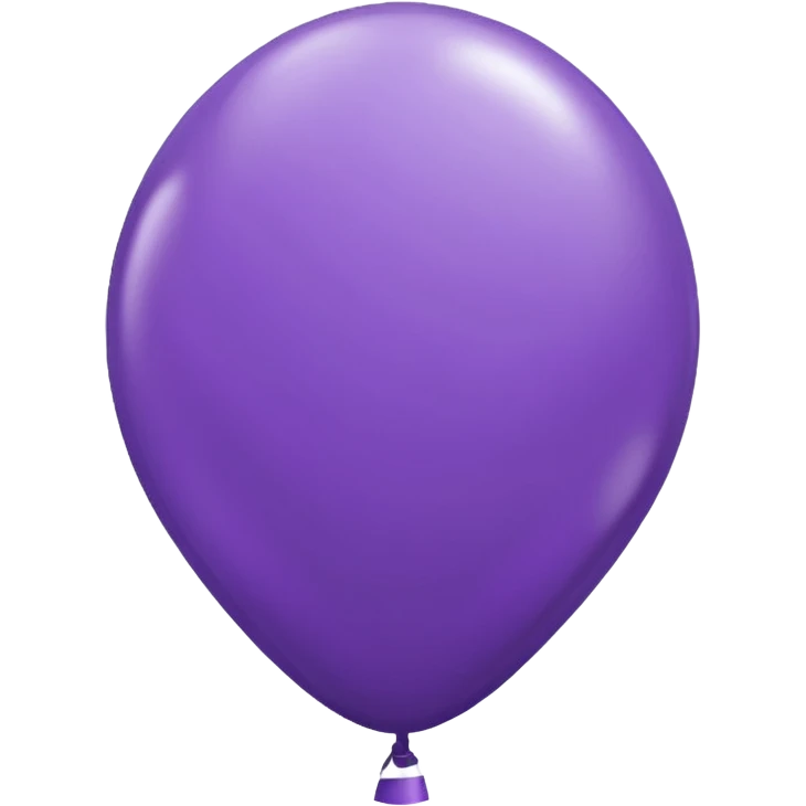 Purple balloon emoji