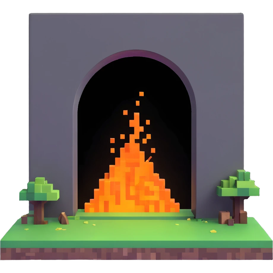 Minecraft End portal emoji