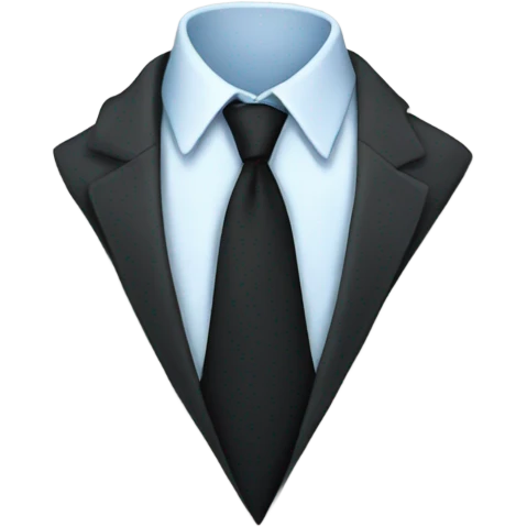Suit and tie emoji