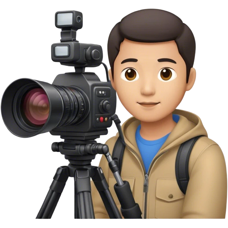 asian male cameraman emoji