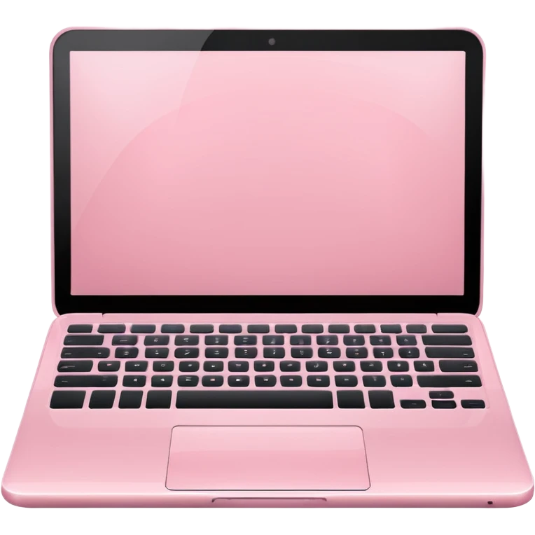 pastel pink laptop emoji