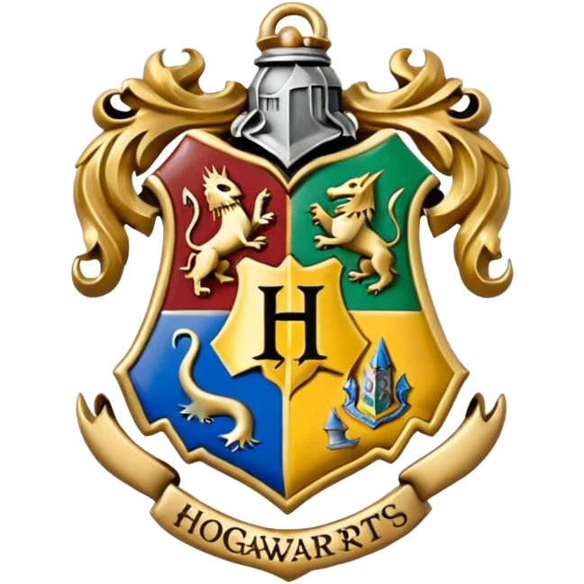 hogwarts badge emoji