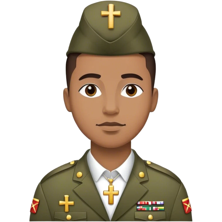 Military Christian emoji