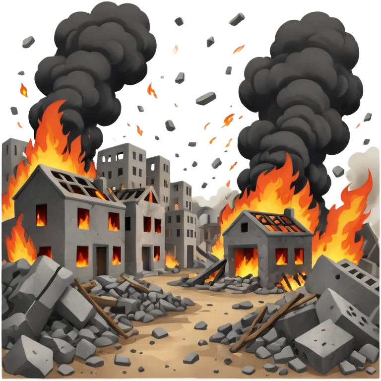 war and destruction emoji