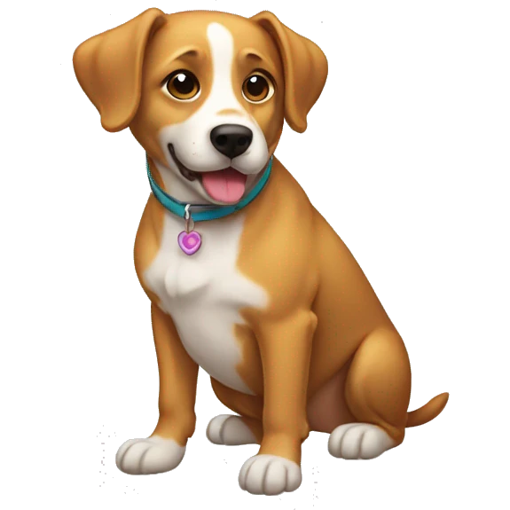 Gay dog emoji