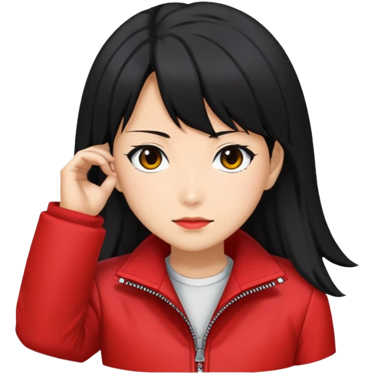 Misato Katsuragi from "Neon Genesis Evangelion" emoji