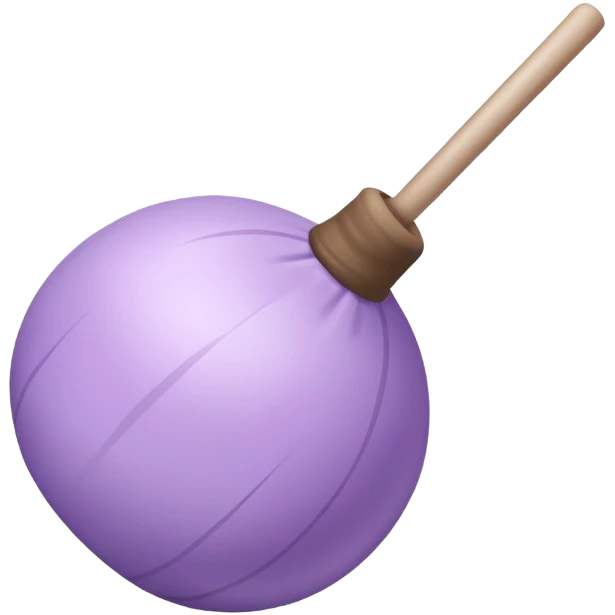 Hawaiian light purple poi emoji