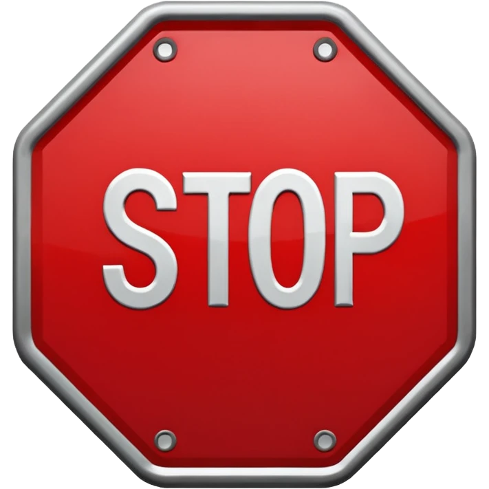  Stop no emoji
