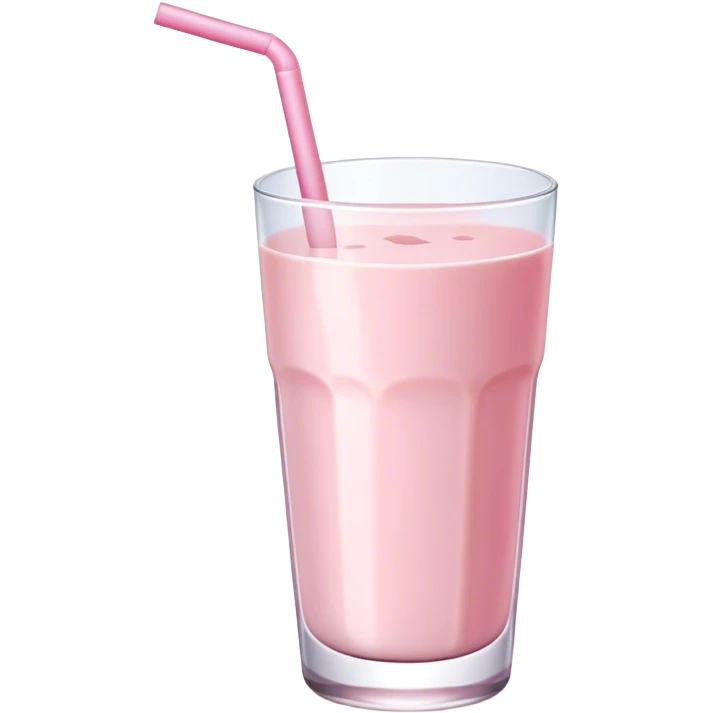 a glass of strawberry milk emoji