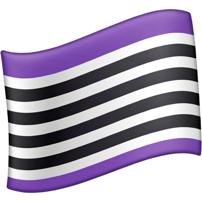 Asexual Pride flag emoji emoji