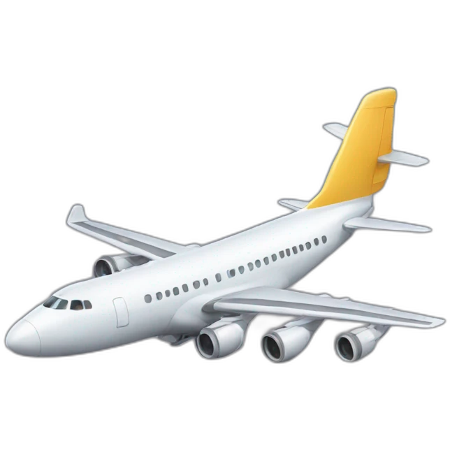 Plane with 6 engines emoji