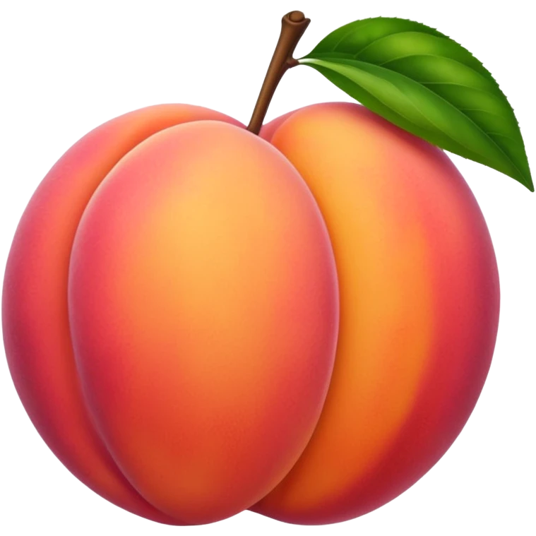 Peach thirsty emoji