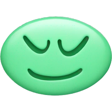 Yes in mint green emoji