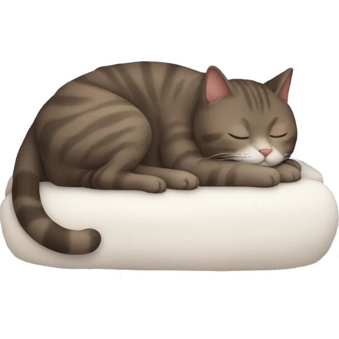 Sleeping cat emoji