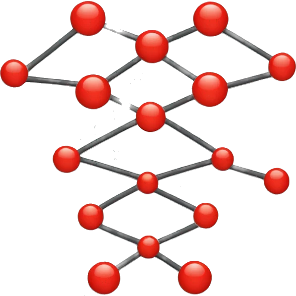 node graph 5 red dots emoji