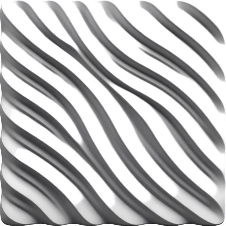 gray wavy sound absorbing foam sheet with ribbed surface emoji