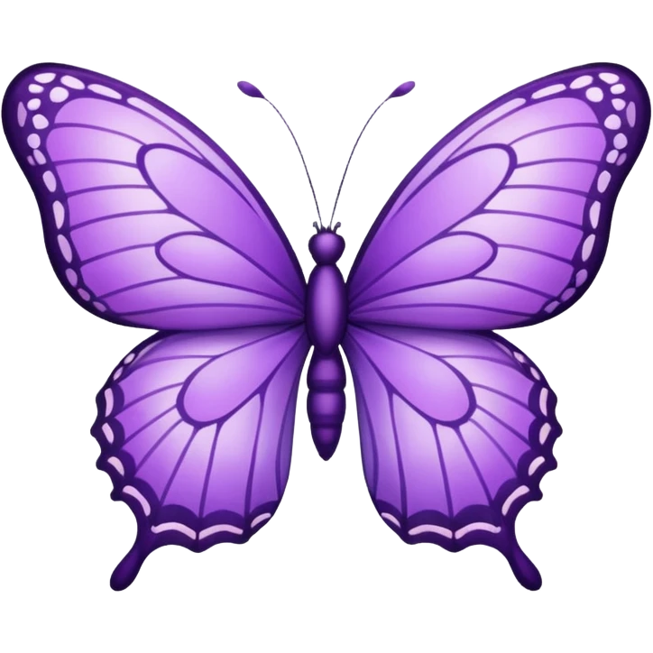 Purple butterfly  emoji