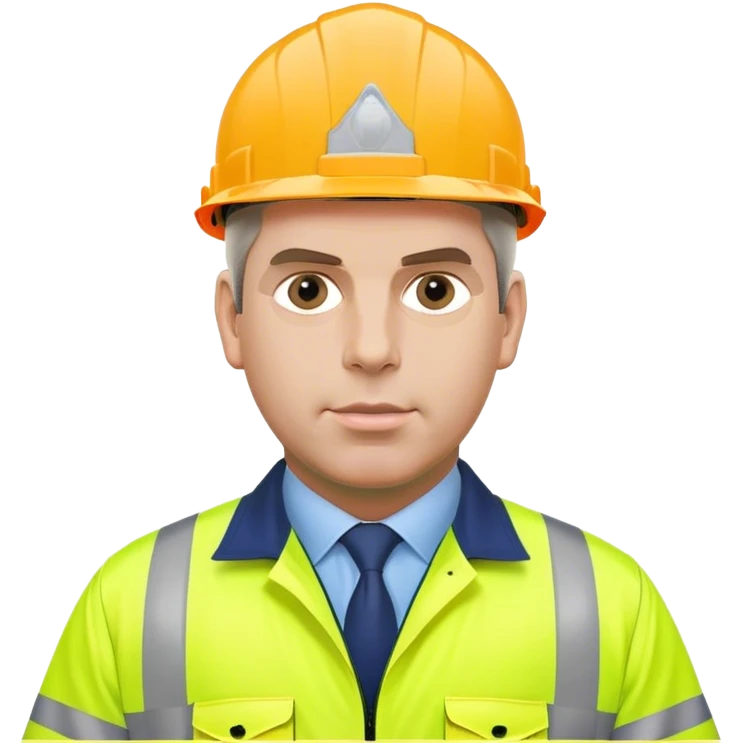 Prince Andrew in hi vis clothing emoji