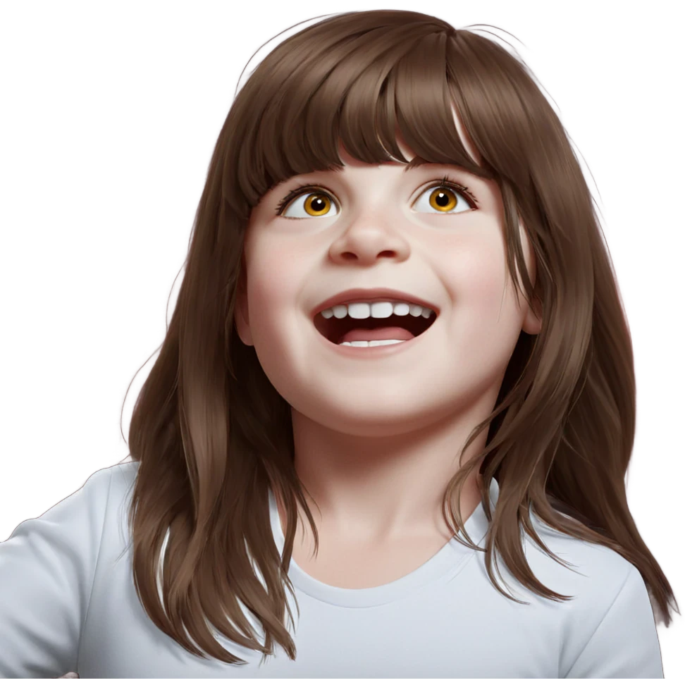 realistic portrait of girl emoji