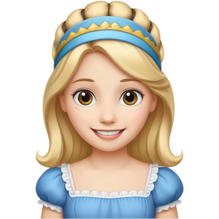 Alice Princess with headband emoji