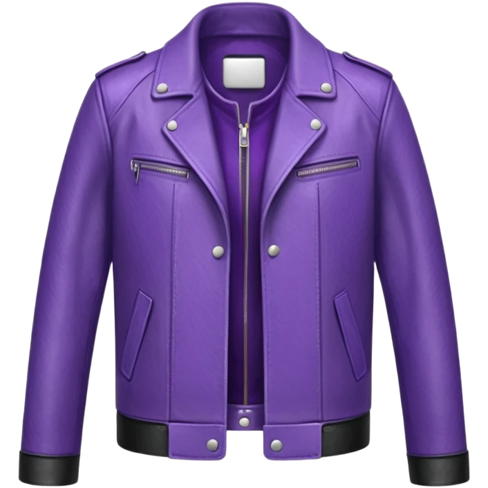 jacket: púrpura emoji