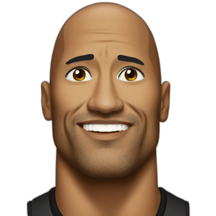 the rock  emoji