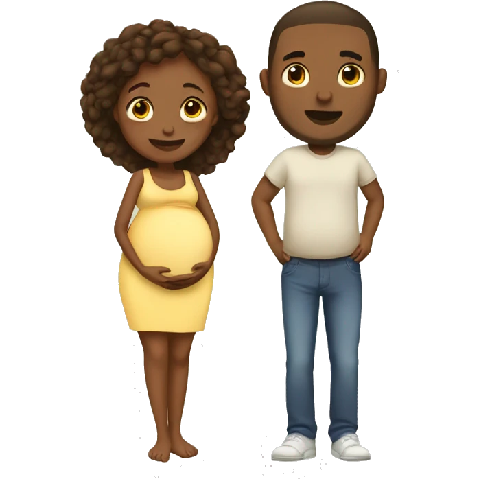 Pregnant couple emoji