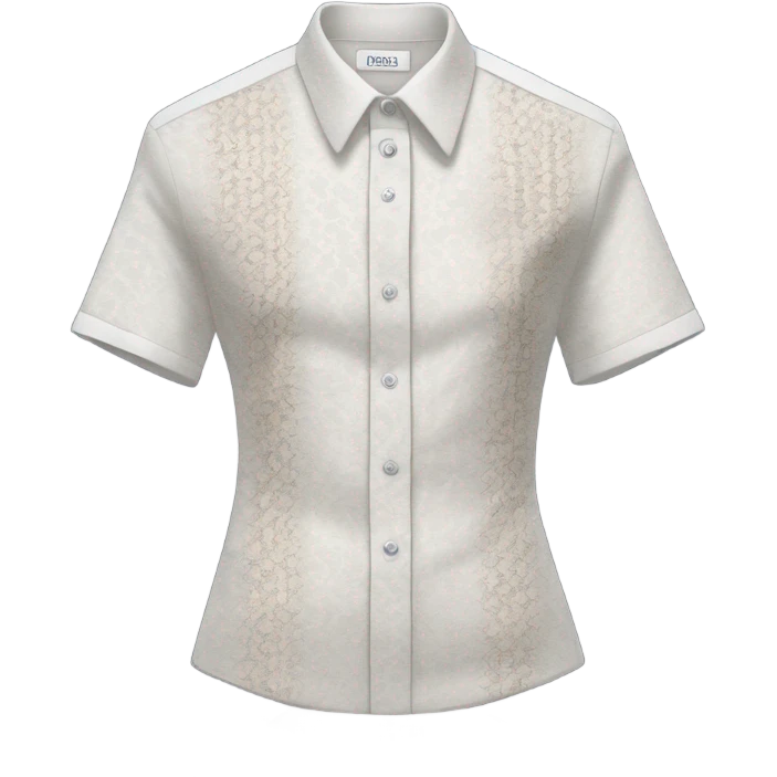 Realistic isolated Christian Dior Oblique Short-Sleeved Shirt  emoji