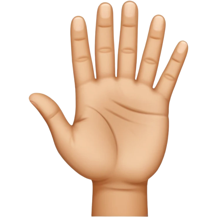 The standard hand gesture for a Curry 3 point make emoji