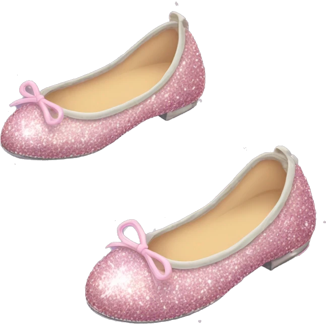 Sparkly ballerina shoes  emoji