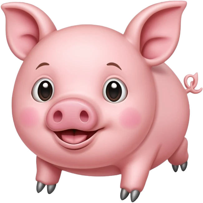 Flying pig emoji