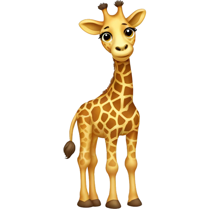 Giraffe in tutu emoji