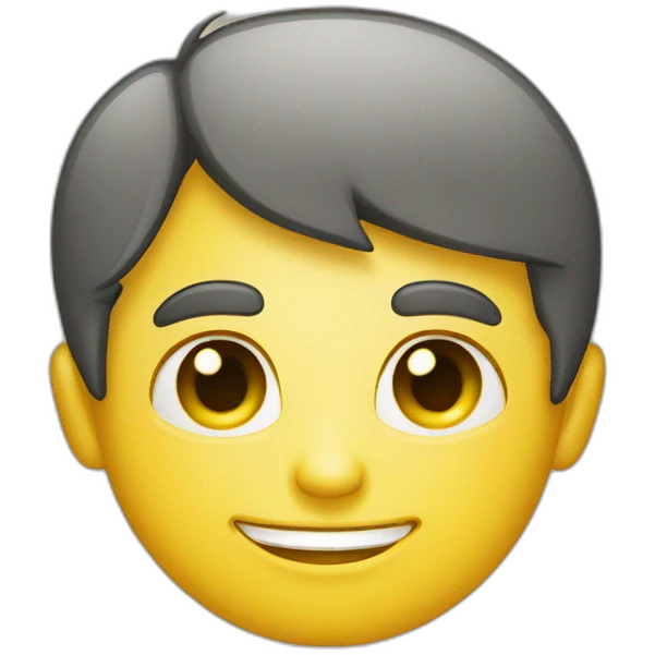 very very slight smile yellow circle emoji