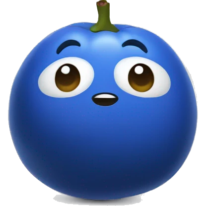 Sumo blueberry  emoji