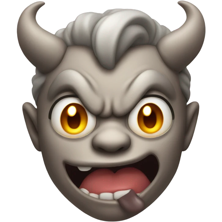 Demon Sticking Tongue Out  emoji