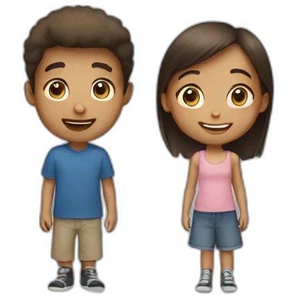 Brother and sister emoji