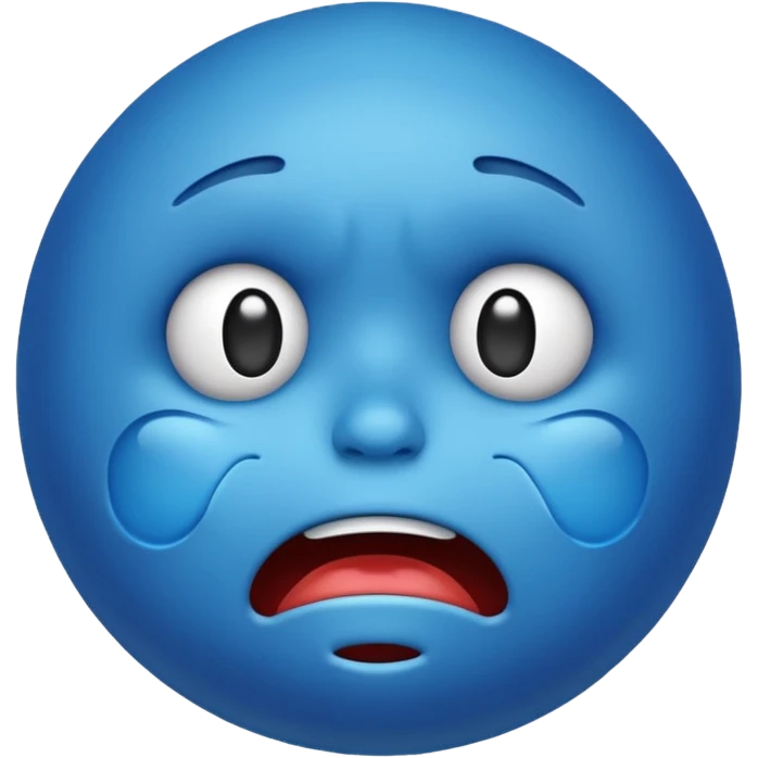 blue ball guy crying emoji