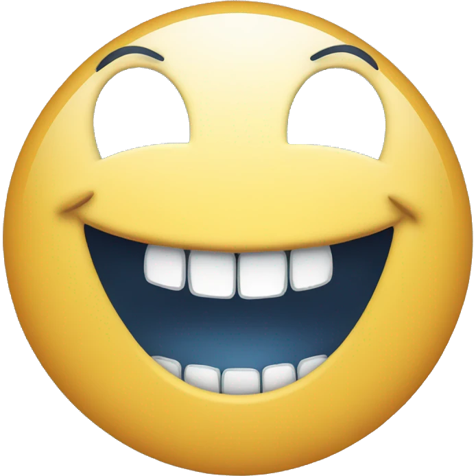 smiling face with diamond teeth emoji