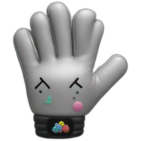 kaws glove emoji