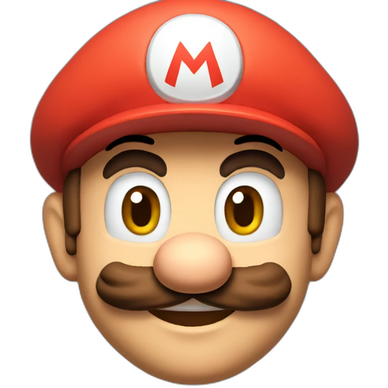 Super Mario face emoji