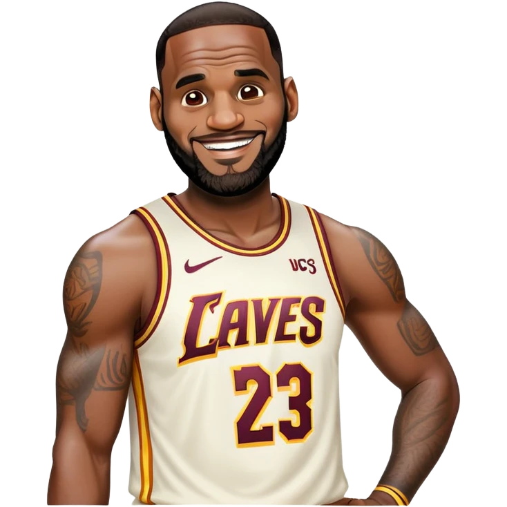 LeBron James farting emoji