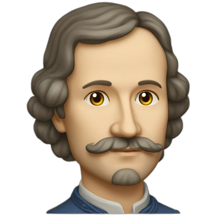 Ukrainian poet Taras Shevchenko emoji