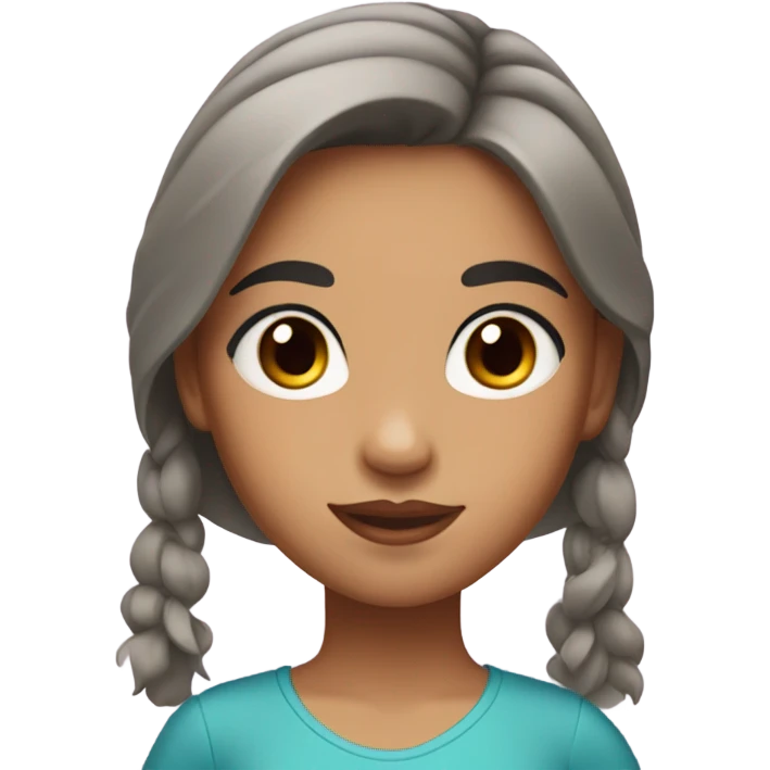 black haired brown eyed thic browed blasian hispanic latino typa girl emoji