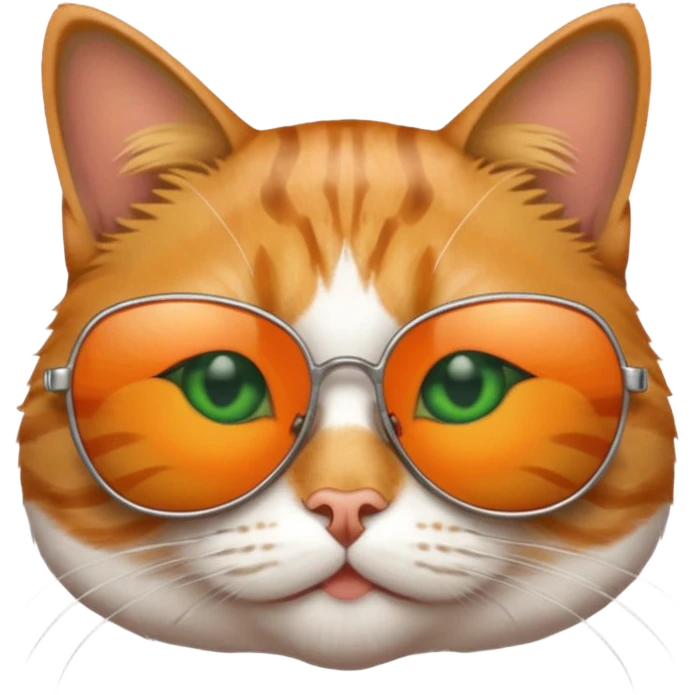 Cat wearing sunglasses emoji