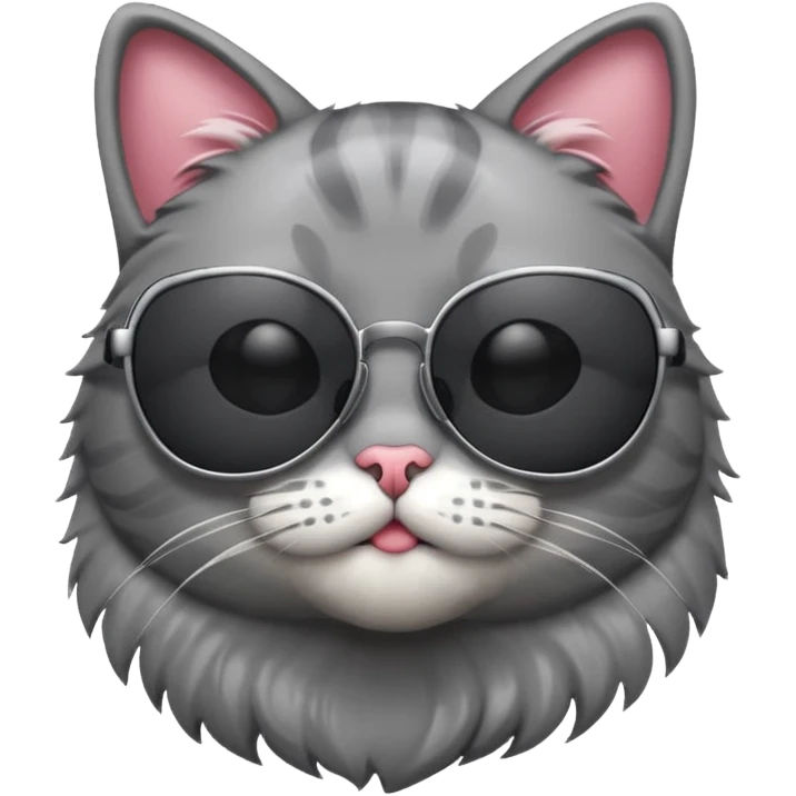 Cat wearing sunglasses emoji