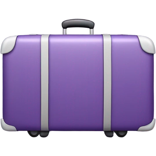 purple suitcase emoji