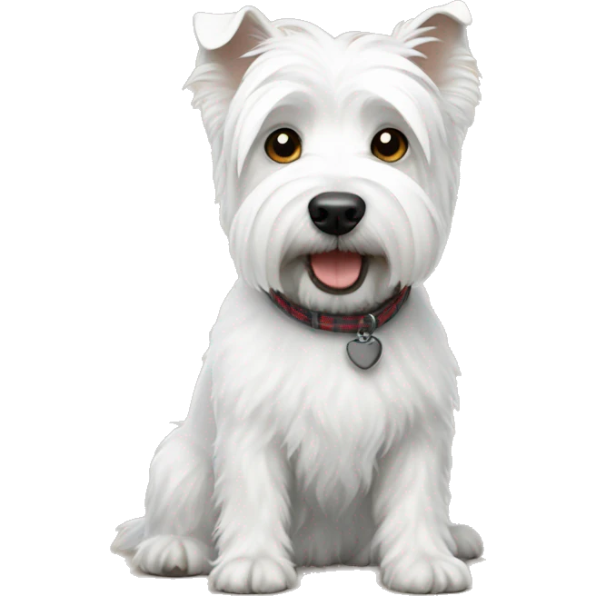 Scotish white terrier emoji