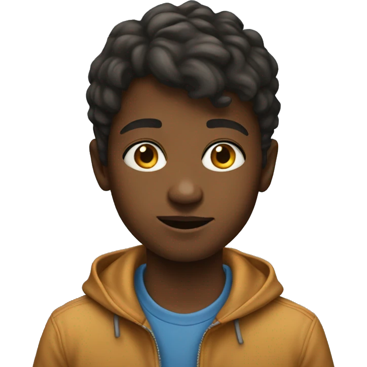realistic portrait of a boy emoji