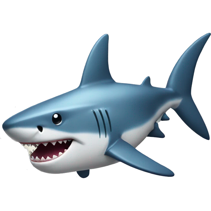 Shark in home emoji