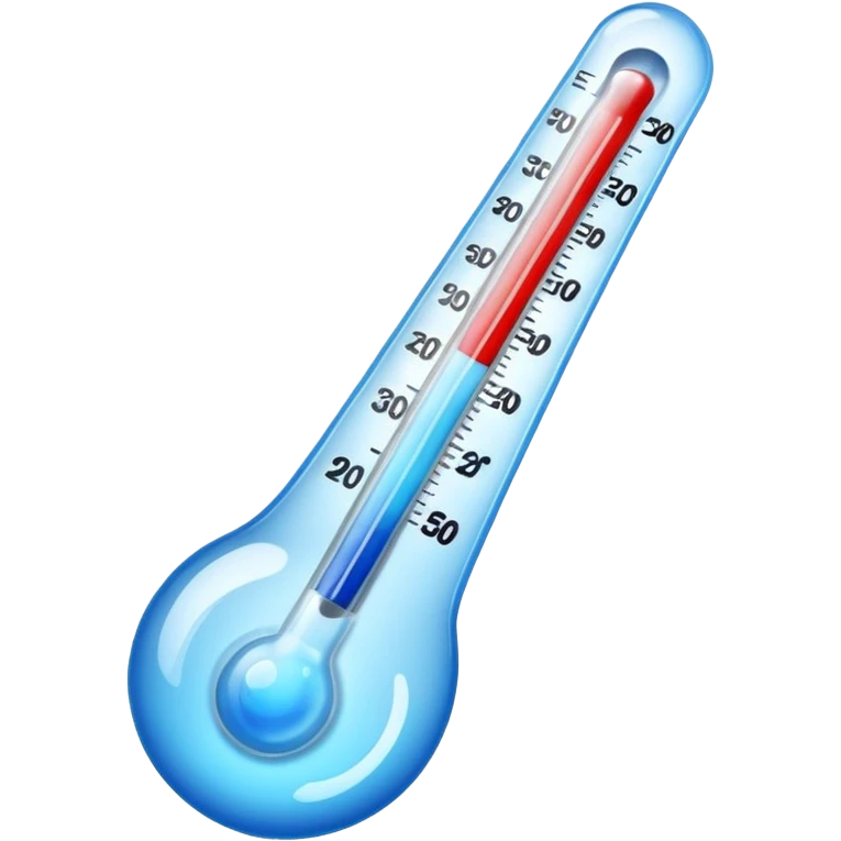 cold ice thermometer emoji